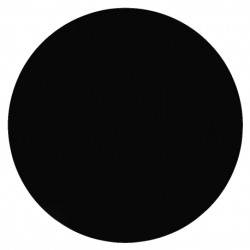 Dywan LINDO koło czarny do prania, antypoślizgowy, Shaggy koło 100cm