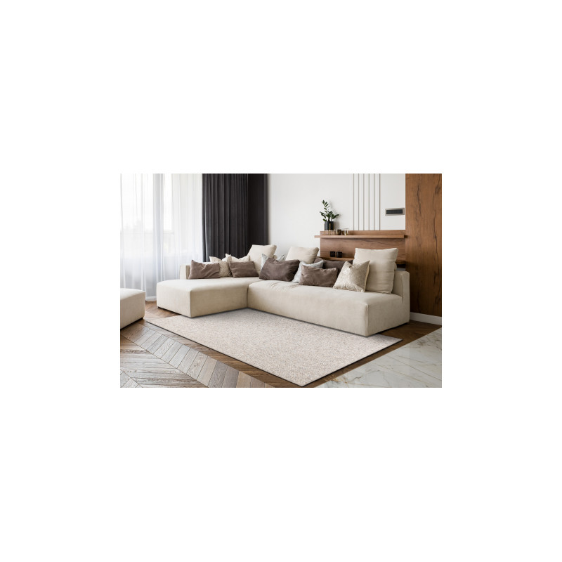 Dywan CASABLANCA WASHABLE 71511060 beż / szary - do prania, melanż, pętelkowy  200x290cm