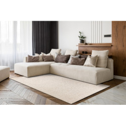 Dywan CASABLANCA WASHABLE 71511056 krem - do prania, melanż, pętelkowy  80x150cm