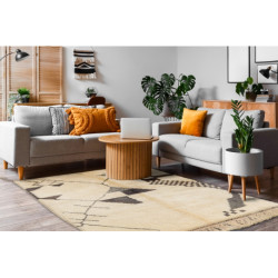 Dywan BERBER MR1801 Beni Mrirt berberyjski, ręcznie tkany z Maroka, Boho - beż / szary 150x240cm Dywan BERBER MR1801 Beni Mrirt berberyjski, ręcznie tkany z Maroka, Boho - beż / szary 150x240cm