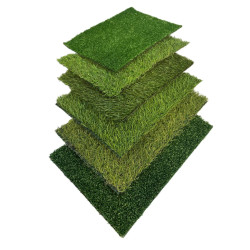Formatki Sztuczna Trawa Krótka Zestaw 10 sztuk 20x30cm