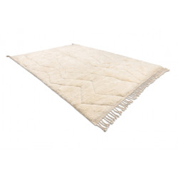 Dywan BERBER MR4315 Beni Mrirt berberyjski, ręcznie tkany z Maroka, Boho - beż 170x250cm