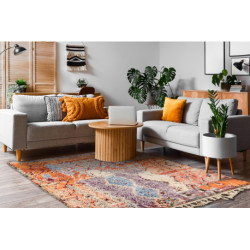 Dywan BERBER BJ1020 Boujaad berberyjski, ręcznie tkany z Maroka, Boho - beż / pomarańczowy 165x260cm Dywan BERBER BJ1020 Boujaad berberyjski, ręcznie tkany z Maroka, Boho - beż / pomarańczowy 165x260cm