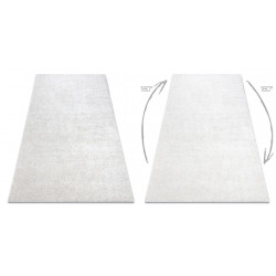 Dywan SANTA FE krem 03 gładki, jednolity, jednokolorowy 50x250cm