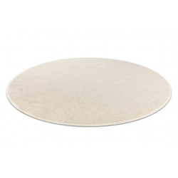 Dywan NEPAL 2100 koło natural, krem - wełniany, dwustronny, naturalny koło 120cm