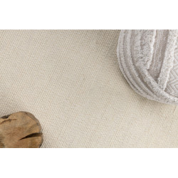 Dywan NEPAL 2100 koło natural, krem - wełniany, dwustronny, naturalny koło 120cm
