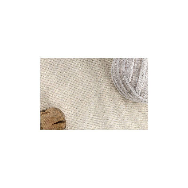 Dywan NEPAL 2100 koło natural, krem - wełniany, dwustronny, naturalny koło 160cm