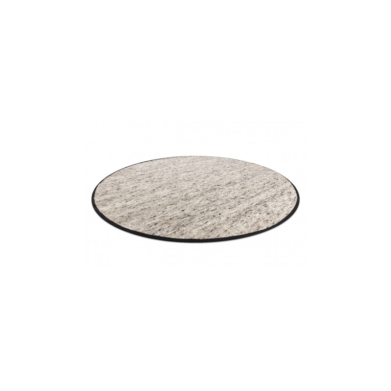 Dywan NEPAL 2100 koło natural szary - wełniany, dwustronny, naturalny koło 100cm
