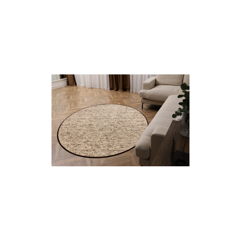 Dywan NEPAL 2100 koło sand, beż - wełniany, dwustronny, naturalny koło 100cm Dywan NEPAL 2100 koło sand, beż - wełniany, dwustronny, naturalny koło 100cm