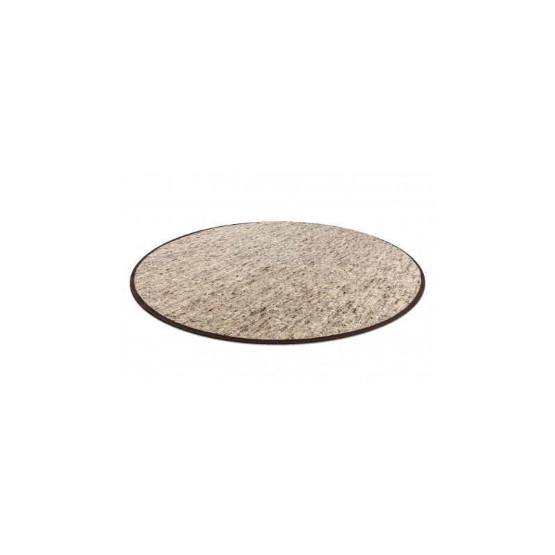 Dywan NEPAL 2100 koło sand, beż - wełniany, dwustronny, naturalny koło 160cm