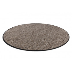 Dywan NEPAL 2100 koło stone, szary - wełniany, dwustronny, naturalny koło 120cm