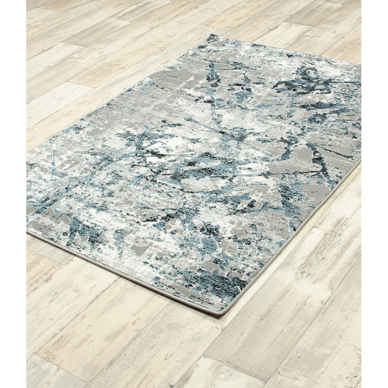 Dywan HOME NP142A GREY/BLUE HERMES 120x170cm
