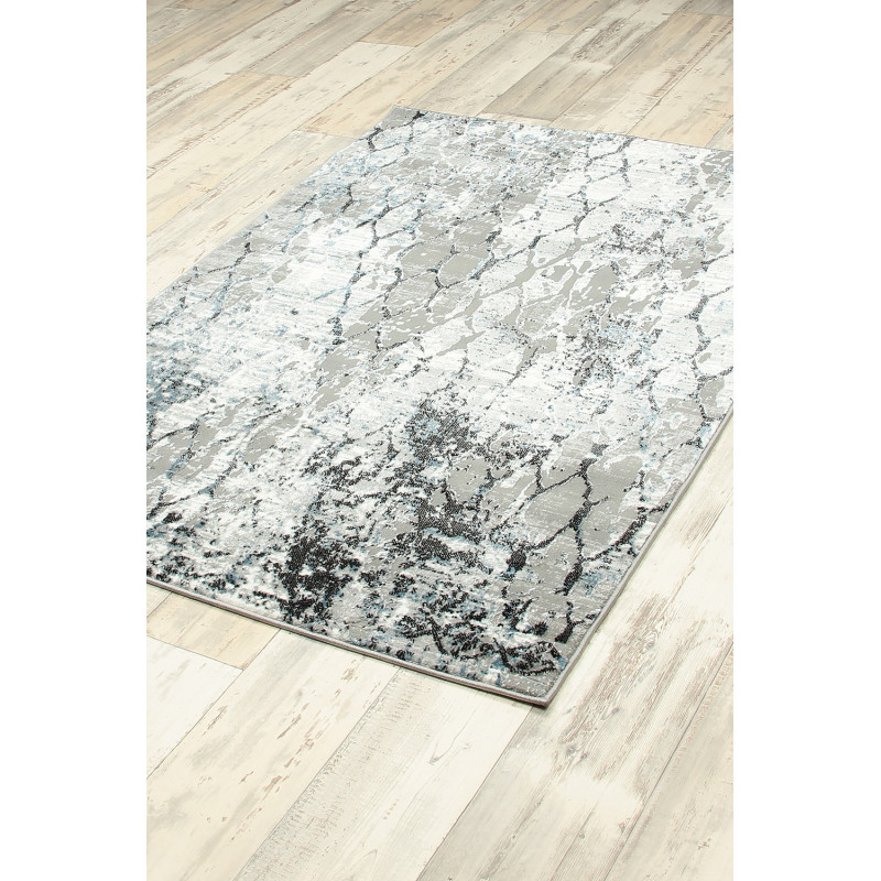 Dywan HOME NP135A GREY/BLUE HERMES 80x150cm