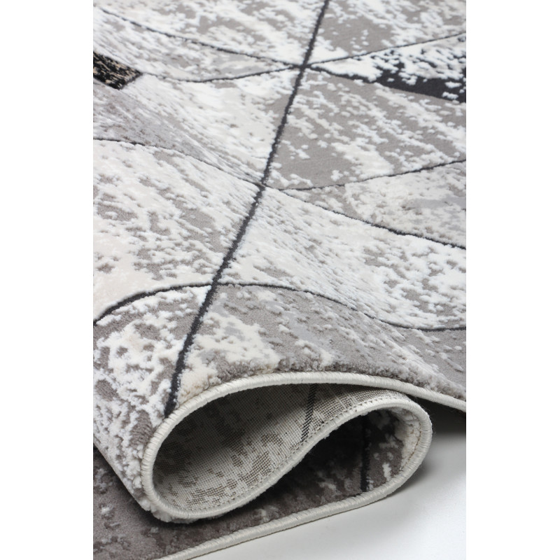 Dywan Tender 23092B BLACK/L.GREY VELVET 160x230cm