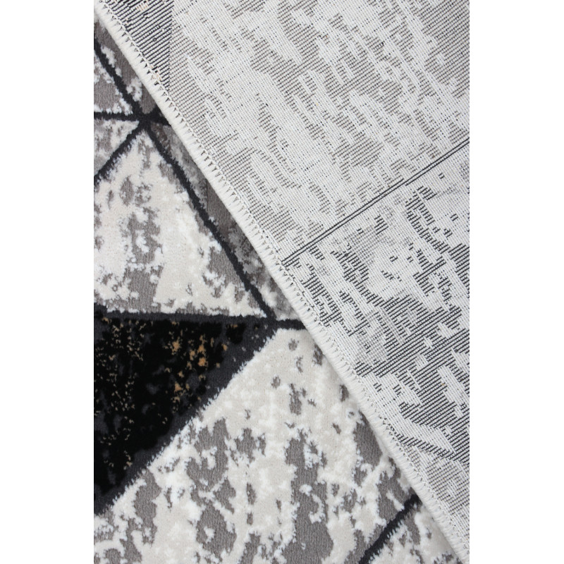 Dywan Tender 23092B BLACK/L.GREY VELVET 160x230cm