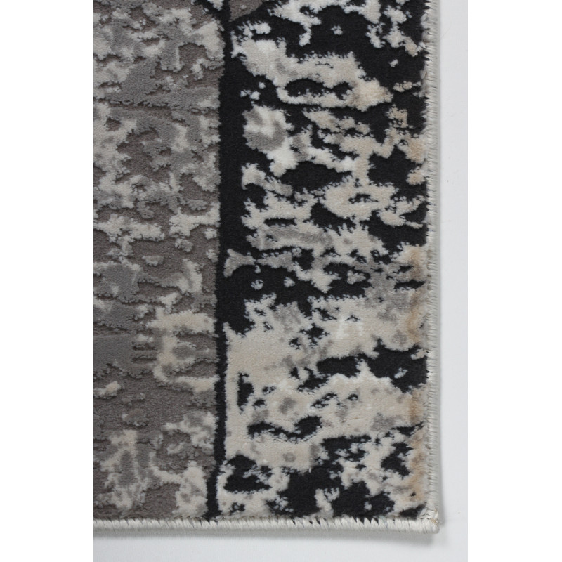 Dywan Tender 23092B BLACK/L.GREY VELVET 160x230cm
