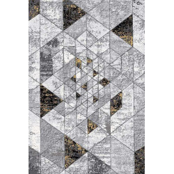 Dywan Tender 23092B BLACK/L.GREY VELVET 200x290cm