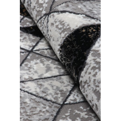 Dywan Tender 23092B BLACK/L.GREY VELVET 200x290cm