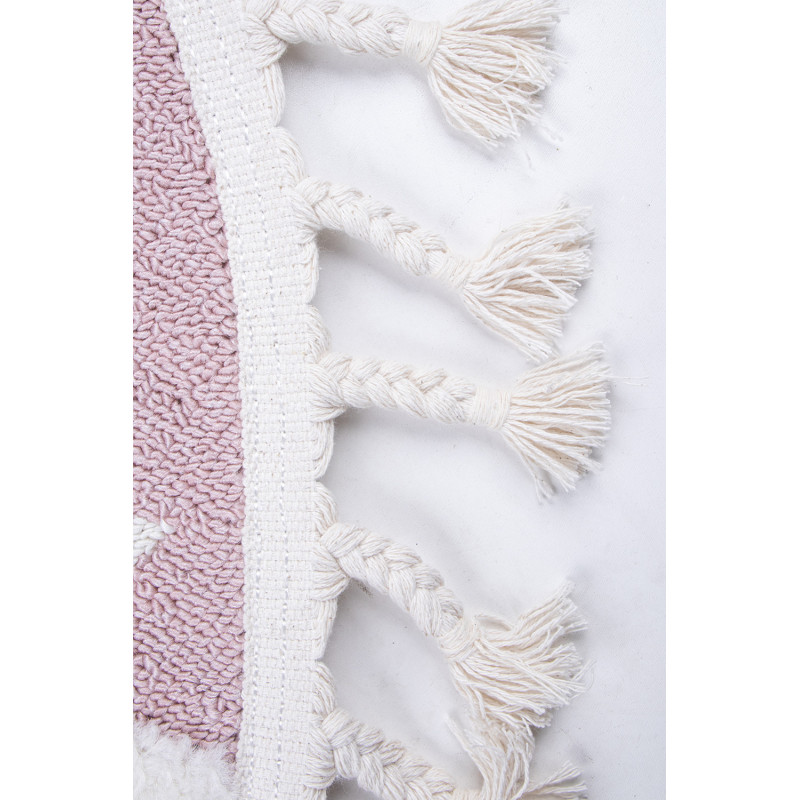 Dywan Skandi Kids A1096A PINK/CREAM KOŁO 120x120cm Dywan Skandi Kids A1096A PINK/CREAM KOŁO 120x120cm