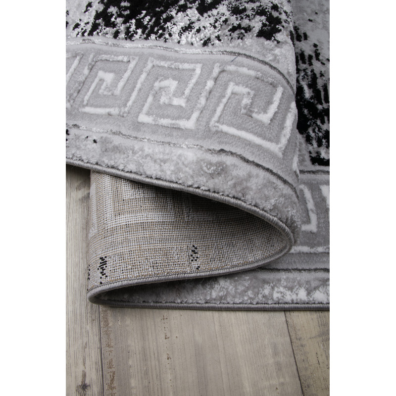 Dywan HOME 350 GREY/BLACK 133x190cm