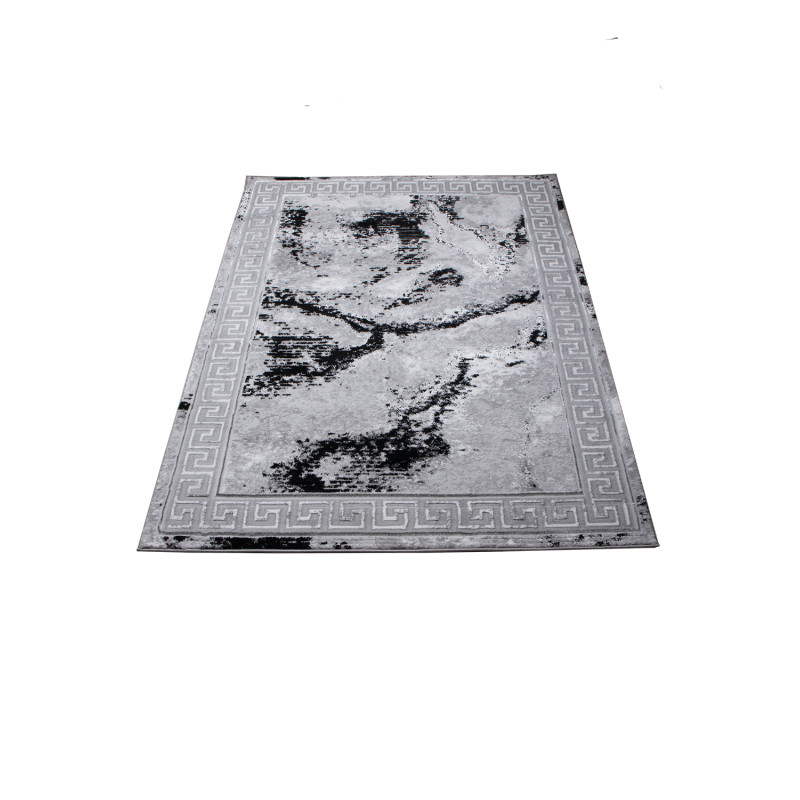 Dywan HOME 350 GREY/BLACK 133x190cm