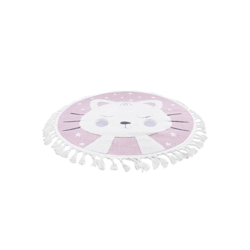 Dywan Skandi Kids A1096A PINK/CREAM KOŁO 150x150cm Dywan Skandi Kids A1096A PINK/CREAM KOŁO 150x150cm