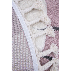 Dywan Skandi Kids A1096A PINK/CREAM KOŁO 150x150cm Dywan Skandi Kids A1096A PINK/CREAM KOŁO 150x150cm