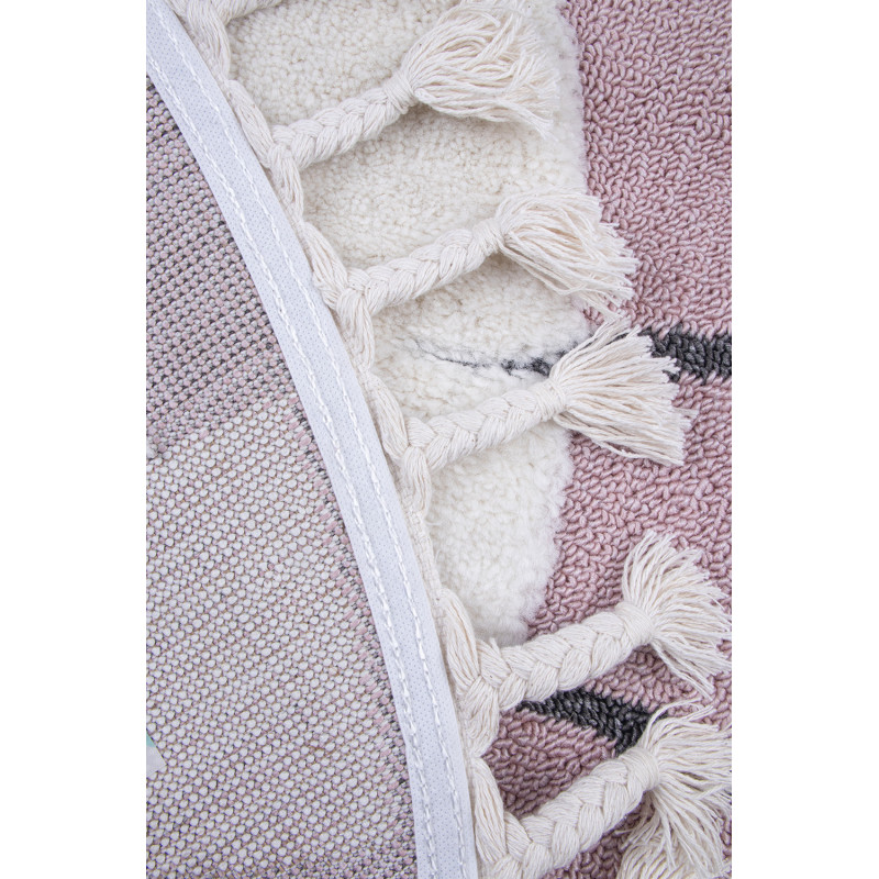 Dywan Skandi Kids A1096A PINK/CREAM KOŁO 150x150cm Dywan Skandi Kids A1096A PINK/CREAM KOŁO 150x150cm