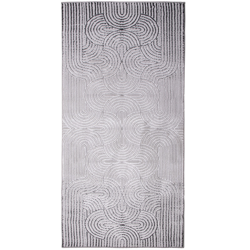 Dywan HOME NP 423 GREY BLACK 133x190cm