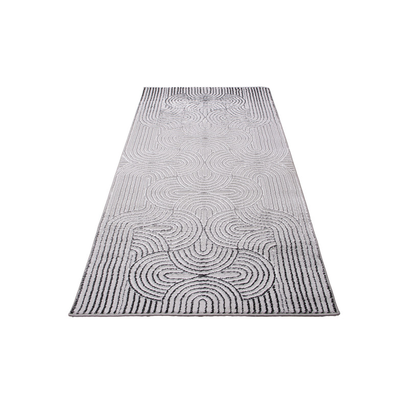 Dywan HOME NP 423 GREY BLACK 133x190cm