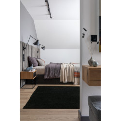 Dywan BUENOS 6649 shaggy jednolity, jednokolorowy czarny 160x220cm Dywan BUENOS 6649 shaggy jednolity, jednokolorowy czarny 160x220cm