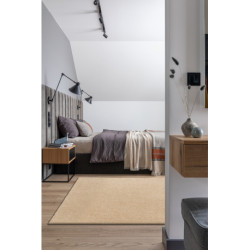 Dywan BUENOS 6652 shaggy jednolity, jednokolorowy krem 60x100cm