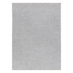 Dywan BUENOS 7005 shaggy jednolity, jednokolorowy srebrny 140x190cm