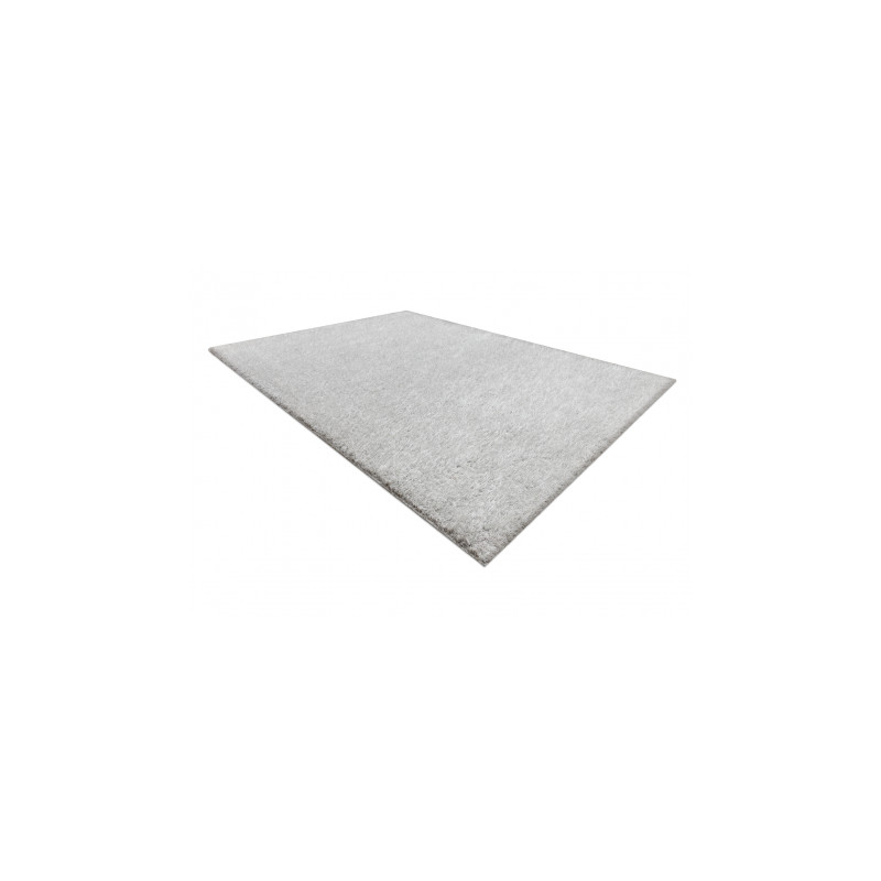 Dywan BUENOS 7005 shaggy jednolity, jednokolorowy srebrny 140x190cm