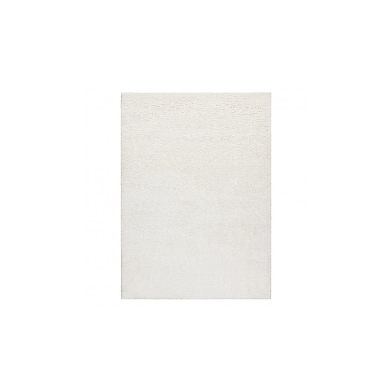 Dywan BUENOS 7001 shaggy jednolity, jednokolorowy biały 200x290cm