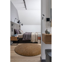 Dywan BUENOS koło 6650 shaggy jednolity, jednokolorowy beż koło 150cm Dywan BUENOS koło 6650 shaggy jednolity, jednokolorowy beż koło 150cm