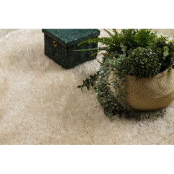 Dywan BUENOS koło 6652 shaggy jednolity, jednokolorowy krem koło 100cm Dywan BUENOS koło 6652 shaggy jednolity, jednokolorowy krem koło 100cm