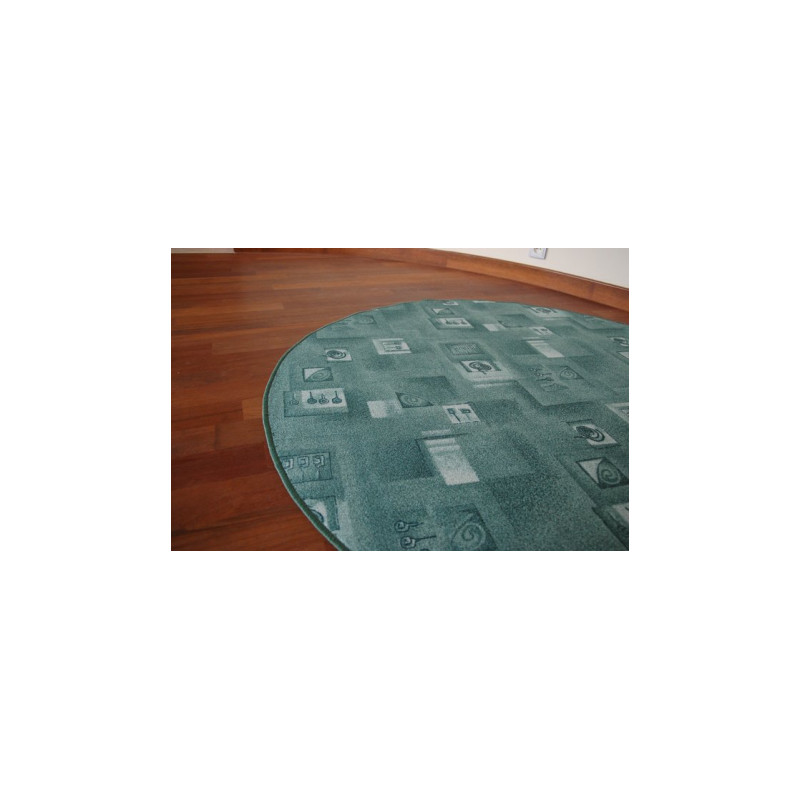 DYWAN TRIO zieleń koło koło 150cm DYWAN TRIO zieleń koło koło 150cm