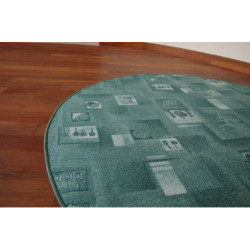 DYWAN TRIO zieleń koło koło 150cm DYWAN TRIO zieleń koło koło 150cm