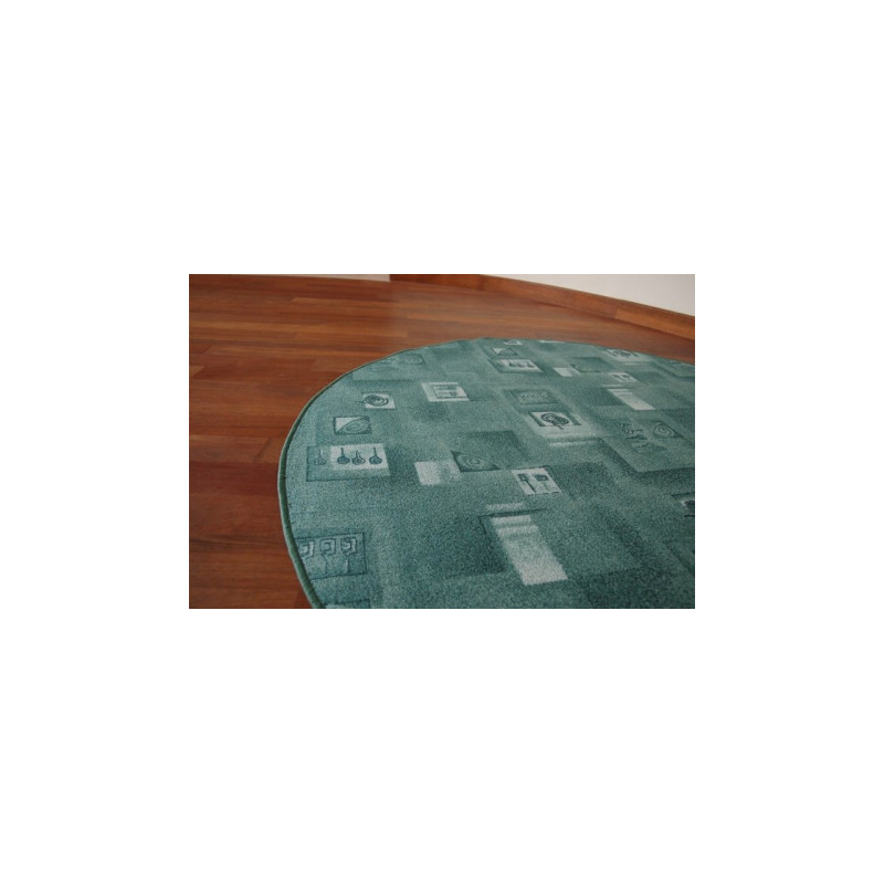 DYWAN TRIO zieleń koło koło 150cm DYWAN TRIO zieleń koło koło 150cm