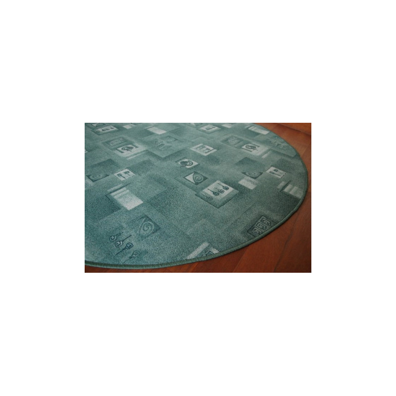 DYWAN TRIO zieleń koło koło 150cm DYWAN TRIO zieleń koło koło 150cm
