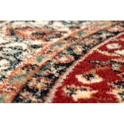 Dywan wełniany KASHQAI 4362 302 koło ornament bordo / beż koło 120cm Dywan wełniany KASHQAI 4362 302 koło ornament bordo / beż koło 120cm