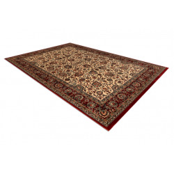 Dywan wełniany KASHQAI 4362 102 ornament beż / bordo 120x170cm