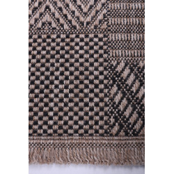 Dywan Indiana 08534A JUTE / BLACK 160x225cm