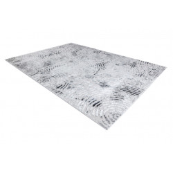 Dywan MEFE nowoczesny 8725 Koła odcisk palca - Strukturalny, dwa poziomy runa szary 240x330cm Dywan MEFE nowoczesny 8725 Koła odcisk palca - Strukturalny, dwa poziomy runa szary 240x330cm