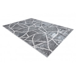 Dywan MEFE nowoczesny 2783 Marmur - Strukturalny, dwa poziomy runa ciemnoszary 280x370cm Dywan MEFE nowoczesny 2783 Marmur - Strukturalny, dwa poziomy runa ciemnoszary 280x370cm
