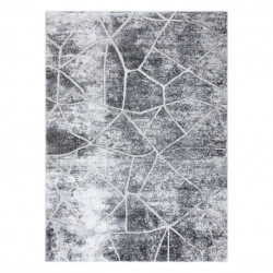 Dywan MEFE nowoczesny  2783 Marmur - Strukturalny, dwa poziomy runa szary 120x170cm