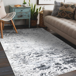 Dywan MEFE nowoczesny  6182 Beton - Strukturalny, dwa poziomy runa szary 120x170cm