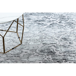 Dywan MEFE nowoczesny  6182 Beton - Strukturalny, dwa poziomy runa szary 120x170cm