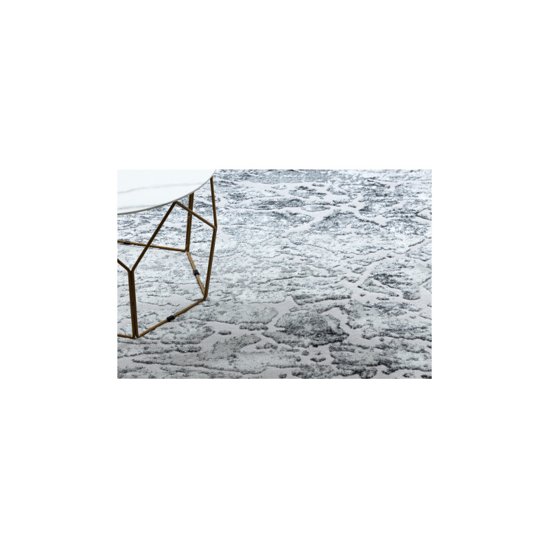 Dywan MEFE nowoczesny  6182 Beton - Strukturalny, dwa poziomy runa szary 240x330cm